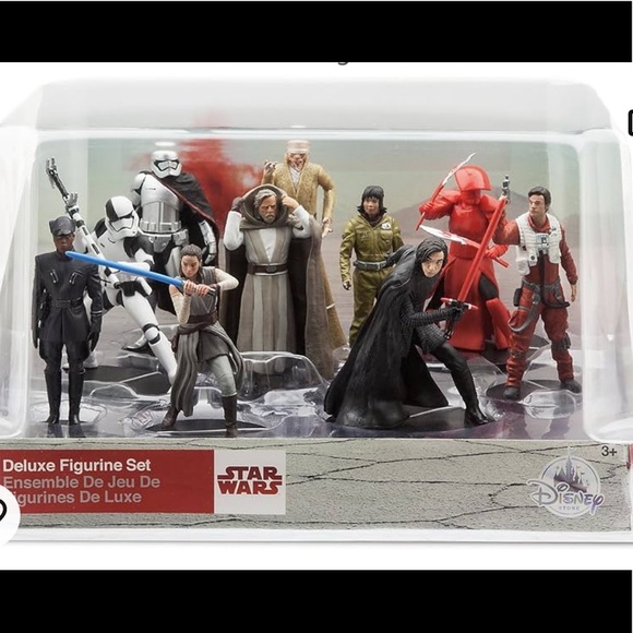 New Star Wars The Last Jedi Deluxe Figurine Set by Disney - Picture 1 of 7